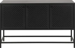 Komoda Newcastle II czarna industrialna