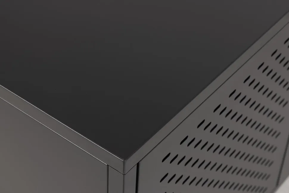 Komoda Newcastle II czarna industrialna