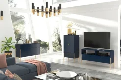 Komoda Polka Navy Blue