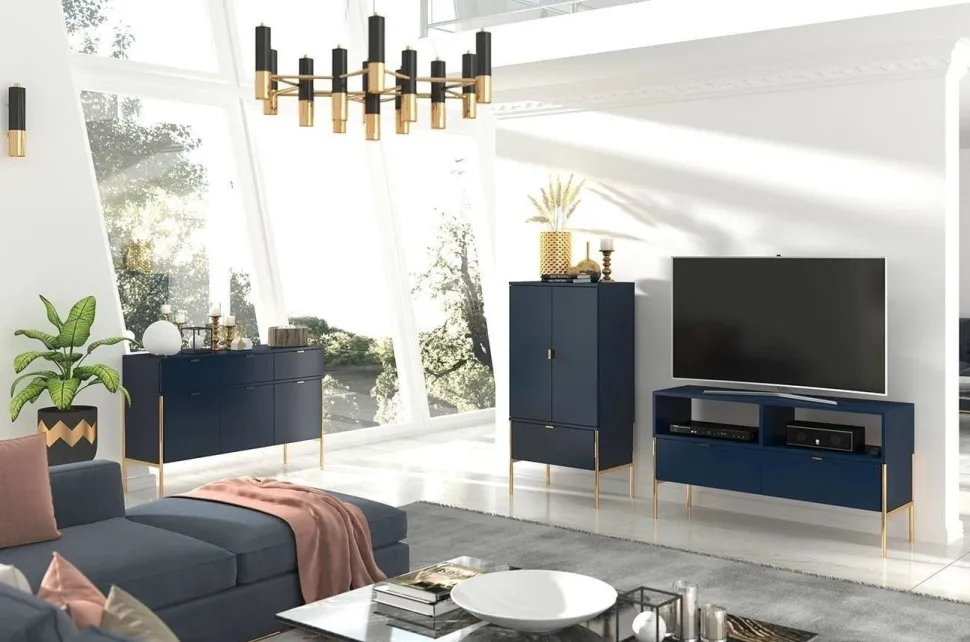 Komoda Polka Navy Blue