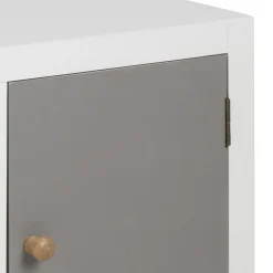 Komoda retro biała Thais 11 szuflad