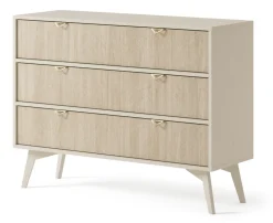 Komoda Sage Wood 3 szuflady naturalna