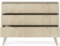 Komoda Sage Wood 3 szuflady naturalna