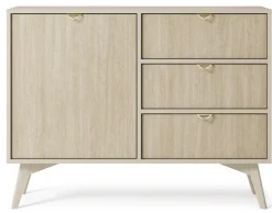 Komoda Sage Wood 3 szuflady, 1 szafka