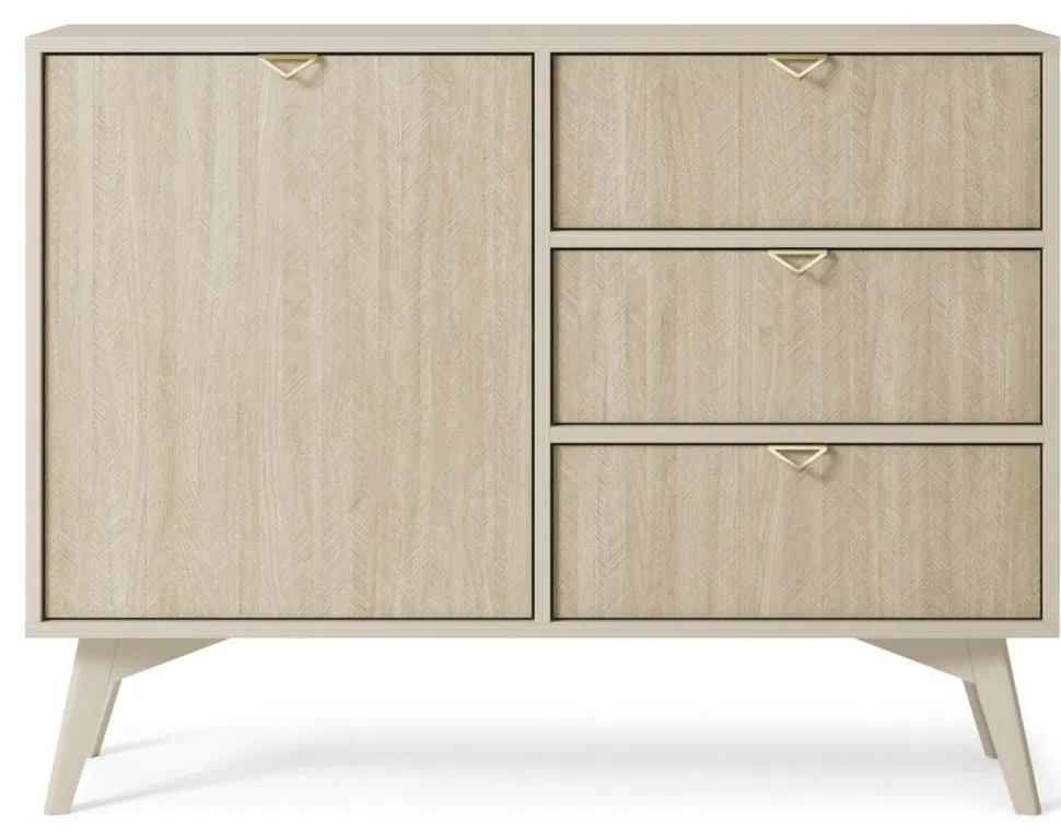 Komoda Sage Wood 3 szuflady, 1 szafka