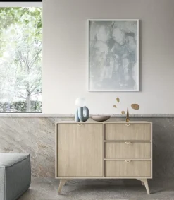 Komoda Sage Wood 3 szuflady, 1 szafka