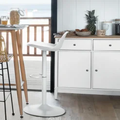 Komoda Solen biała 2 szuflady, 2 drzwi