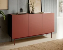 Komoda szeroka Cashmer czerwona