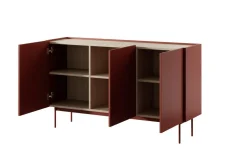 Komoda szeroka Cashmer czerwona