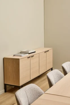 Komoda szeroka Kensington dąb bielony