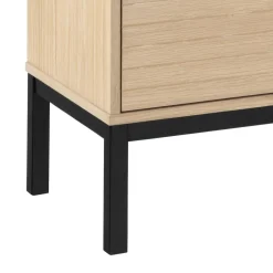 Komoda szeroka Kensington dąb bielony