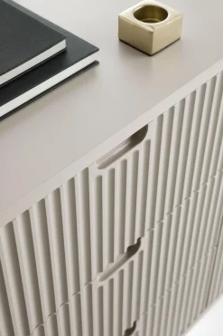 Komoda szeroka Seda beżowa/ nogi czarne