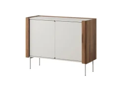 Komoda Taberg beżowa/ orzech