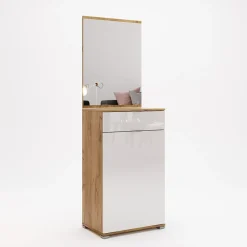 Komoda Tissa 60cm biała połysk