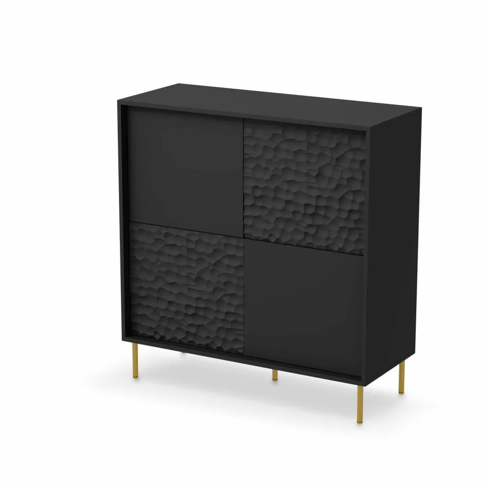 Komoda wysoka Afir czarna