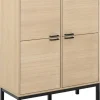 Komoda wysoka Kensington dąb bielony