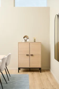 Komoda wysoka Kensington dąb bielony