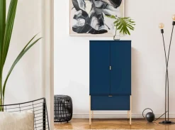 Komoda wysoka Polka Navy Blue