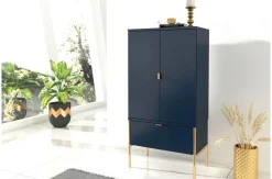 Komoda wysoka Polka Navy Blue