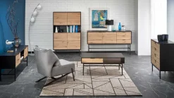 Komoda z szufladami Nihala dąb artisan/
