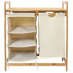 Komoda/bieliźniarka bambus/tkanina