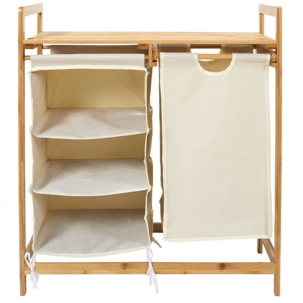 Komoda/bieliźniarka bambus/tkanina