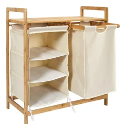 Komoda/bieliźniarka bambus/tkanina