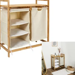 Komoda/bieliźniarka bambus/tkanina