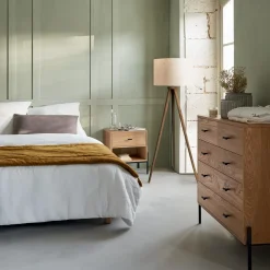 Komplet pościeli Origines 240 x 220 cm biała, prana bawełna tuftowana