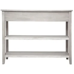 Konsola Charme szara z 2 półkami