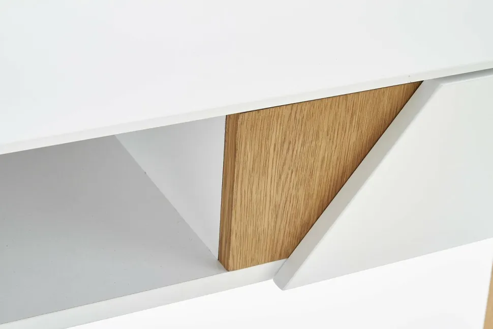 Konsola Indigo biała/ naturalna