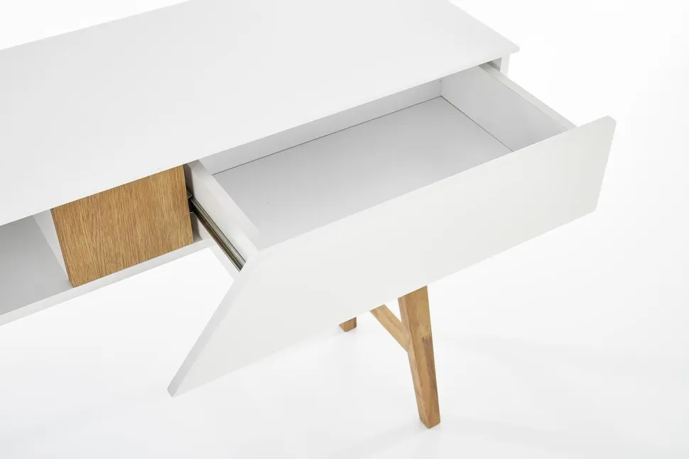 Konsola Indigo biała/ naturalna