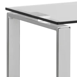 Konsola Katrine transparentna chrom