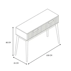 Konsola Klaus naturalna