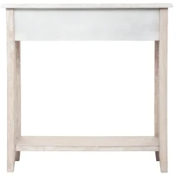 Konsola z półką Hina bielona