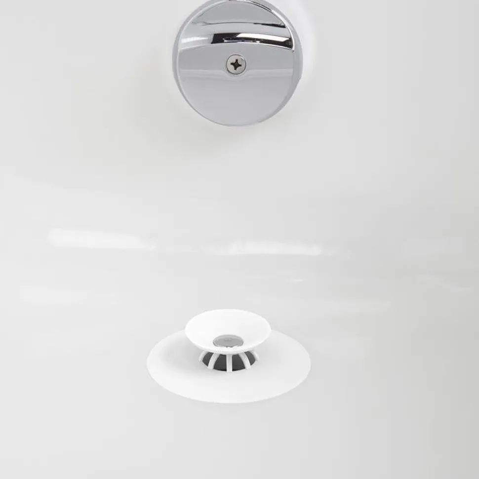 Korek do zlewu Flex biały