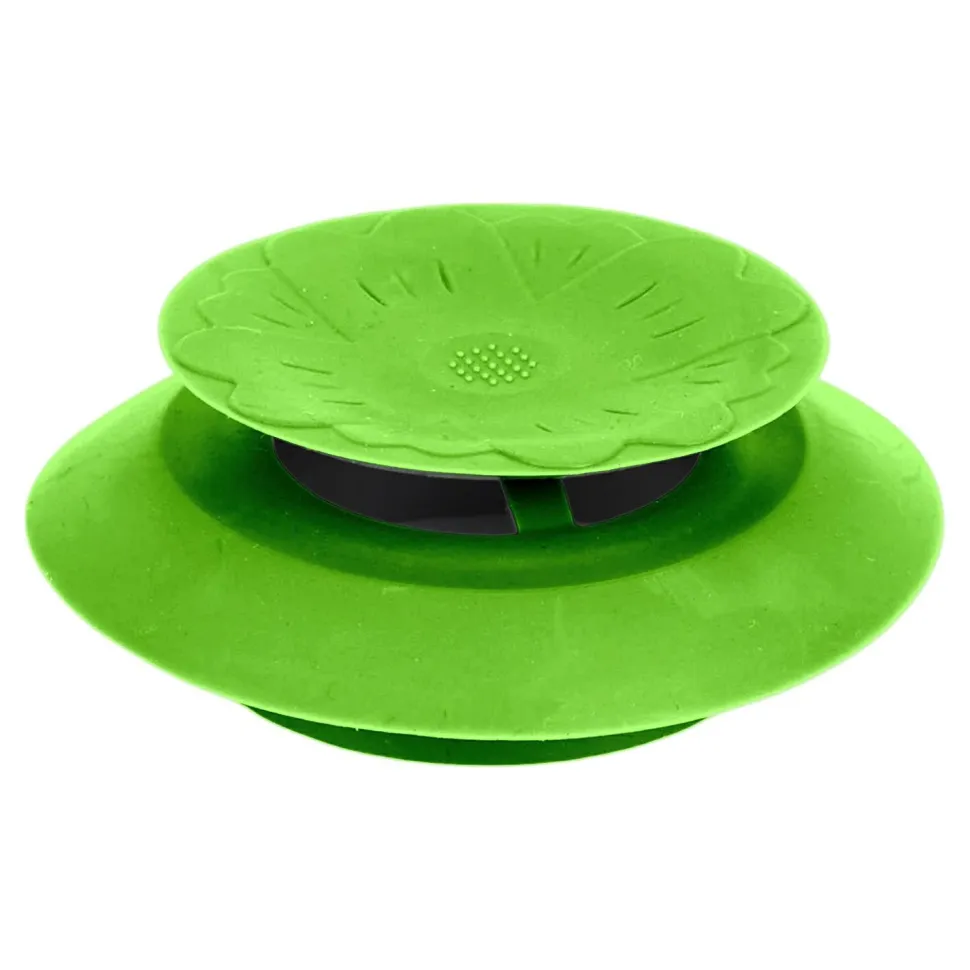Korek do zlewu silikonowy zielony