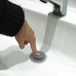 Korek do zlewu silikonowy różowy