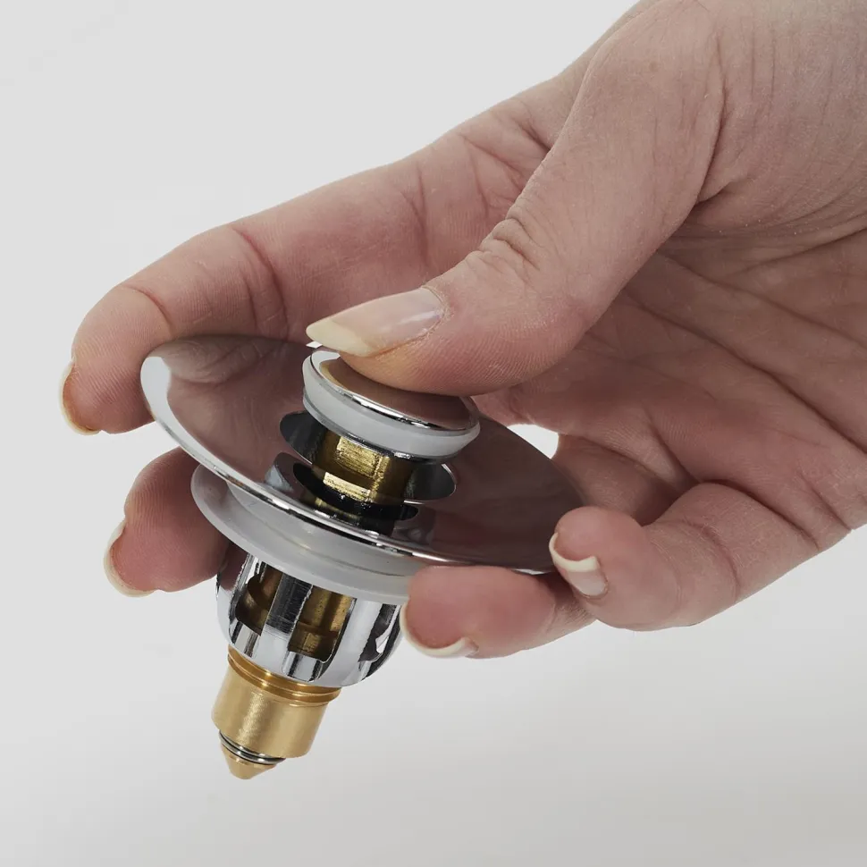 Korek do zlewu uniwersalny 6cm chromowany