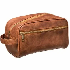 Kosmetyczka Vintage PU brązowa