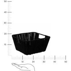 Kosz do przechowywania Manille 31x15cm    czarny