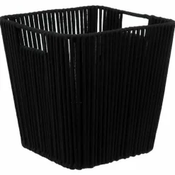 Kosz do przechowywania Manille 31x31cm czarny