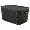 Kosz do przechowywania Tressy 6,7         l czarny