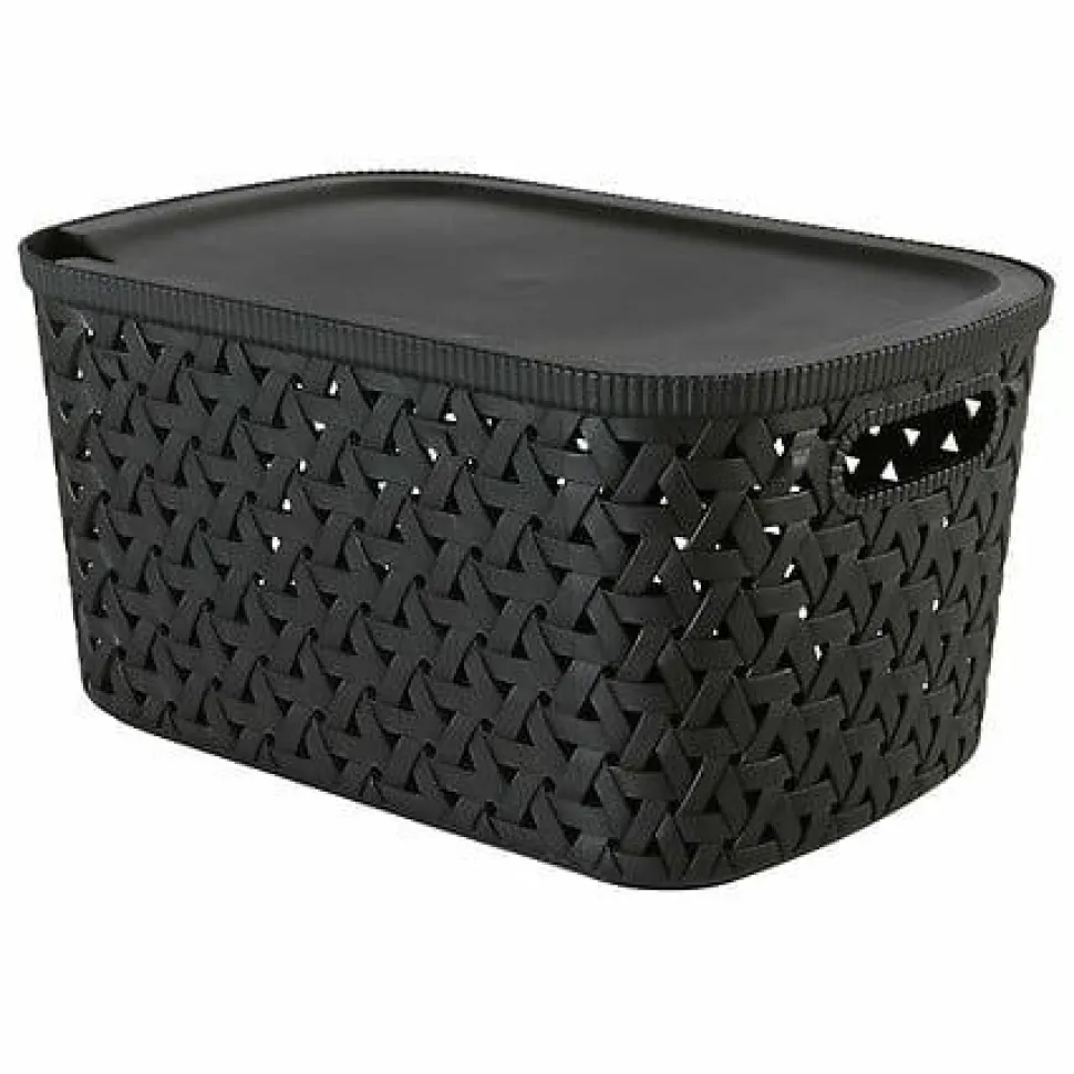 Kosz do przechowywania Tressy 6,7 l czarny