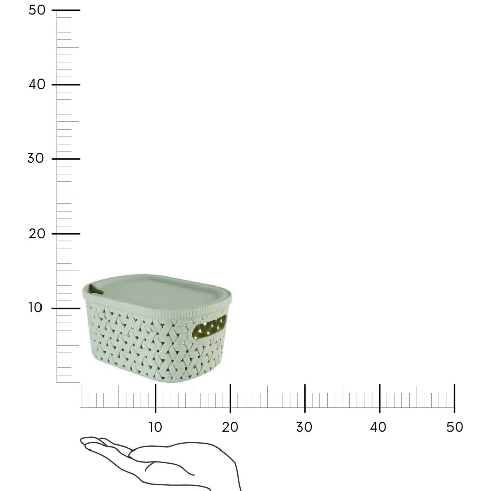 Kosz do przechowywania Tressy 2,3 l miętowy