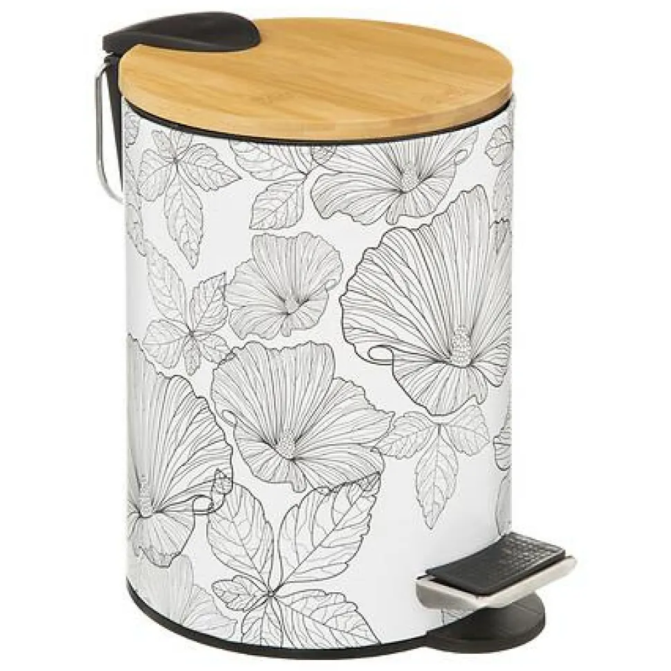 Kosz na śmieci BlackFlora 3l funkcja Soft Close biało-czarny