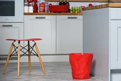 Kosz na śmieci Papier inspirowany BinBin czerwony