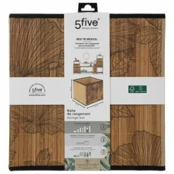 Kosz/ pojemnik 31x31 bambusowy Blackflo