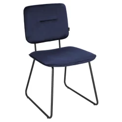 Krzesło Adele VIC granatowe tapicerowane