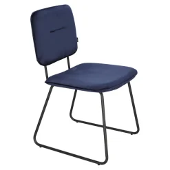 Krzesło Adele VIC granatowe tapicerowane